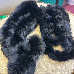 RABBIT FUR  COLLAR
